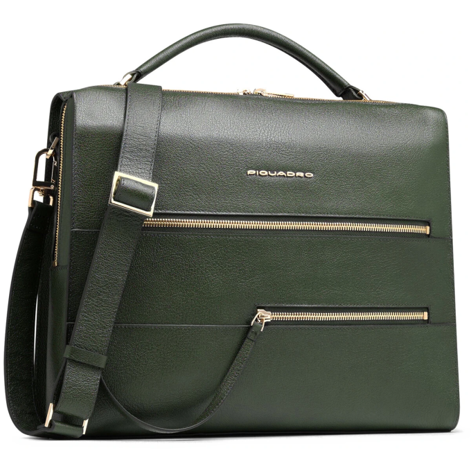 Деловая сумка PIQUADRO PATRICIA CA6774W140/VE зеленая